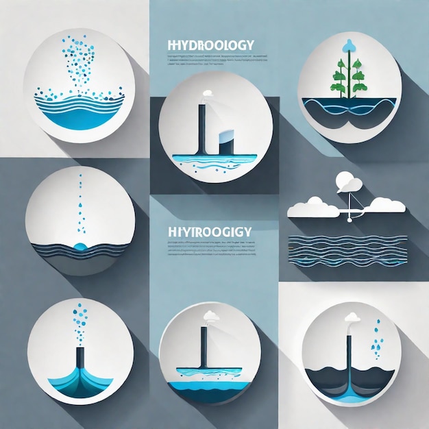 Foto de wetenschap van de hydrologie uitleggen