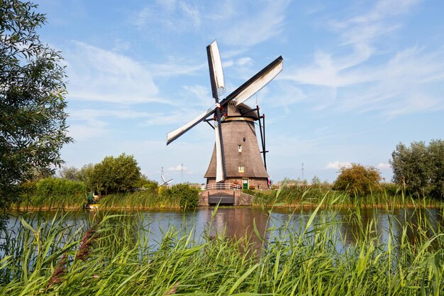 De windmolens van kinderdijk