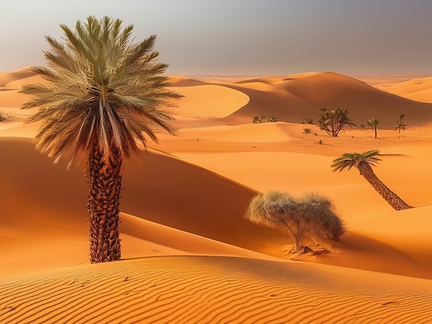 De woestijn van de Sahara