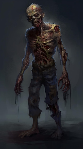 De zombiekunst van de zombie
