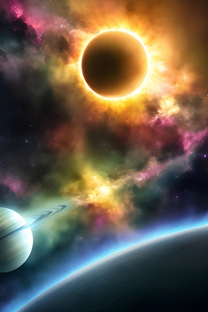 De zon en de planeet wallpapers