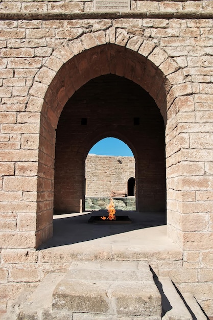 De zoroastrische vuurtempel Ateshgah in Azerbeidzjan