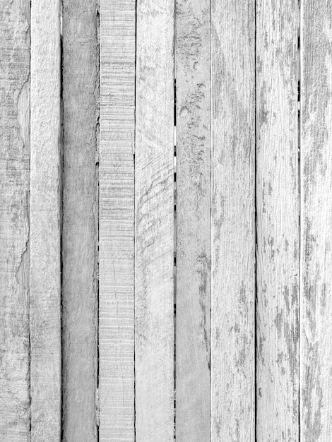 De zwart-witte houten achtergrond van de planktextuur