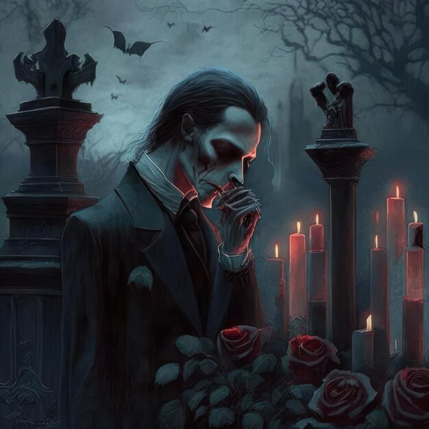 A Dead Man in a Cemetery