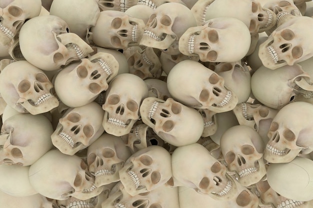 dead mountain of skulls