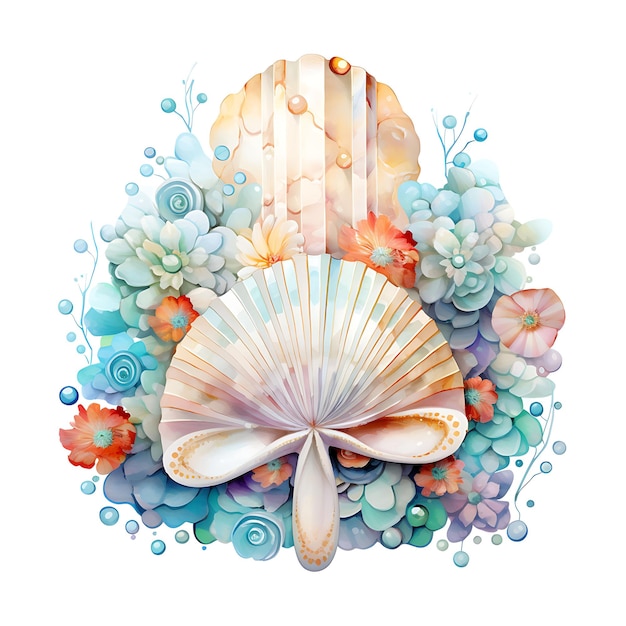 死海の聖十字架マザーオブパール貝殻ハッピーパームサンデーフレーム水彩アート