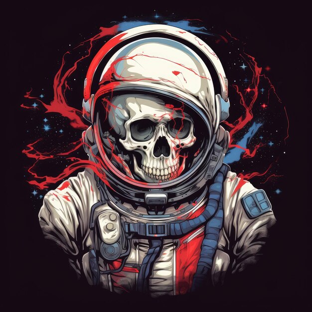 dead skull astronaut