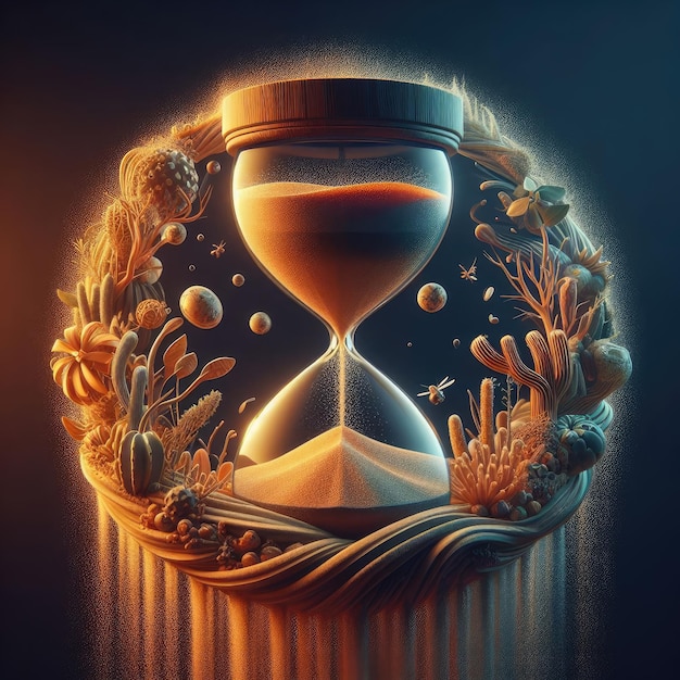 Deadline Dystopia Boeiende horloge illustratie Tijd loopt uit Grijp het moment voor het