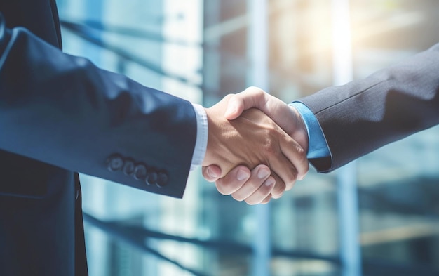 Deal Agreement Focus on Hand Shot in Joint Venture Concept