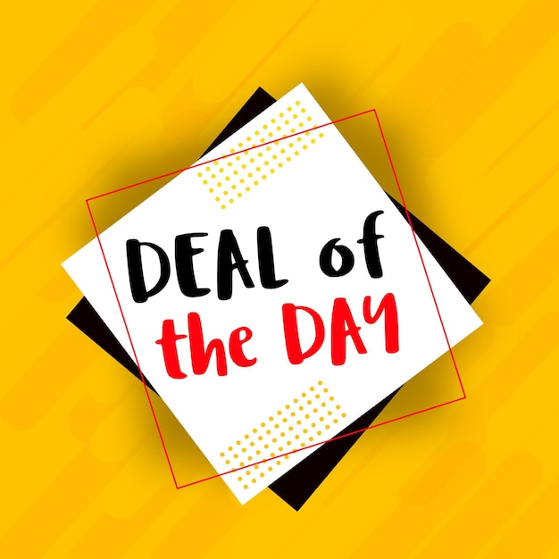 Deal of the day images are used to promote products or anything else