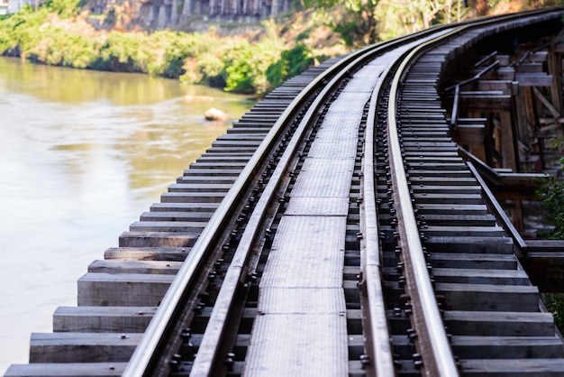 Ferrovia della morte, costruita durante la seconda guerra mondiale, kanchanaburi tailandia