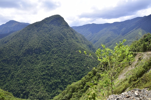 Death road camino de la muerte yungas north road tussen la paz en coroico bolivia