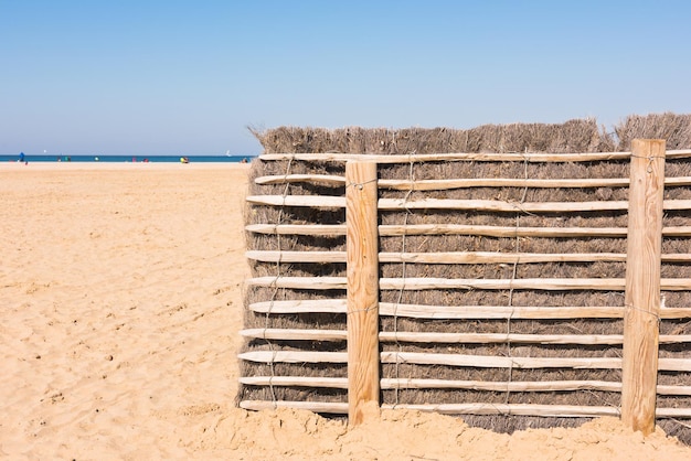 Deauville beach in autumn on September 27, 2015