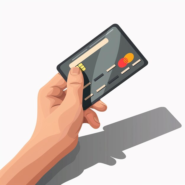 Photo debit card mockup online payment payment