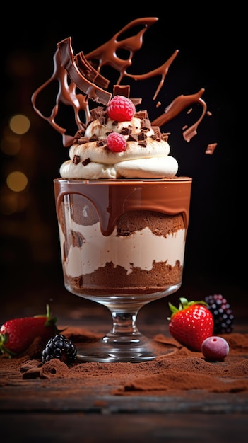 Decadent creamy and full of chocolate flavor this Chocolate Mousse