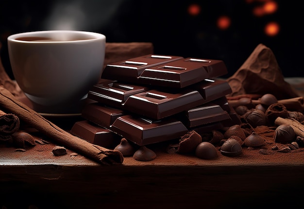 Декадентский темный шоколад с умеренностью