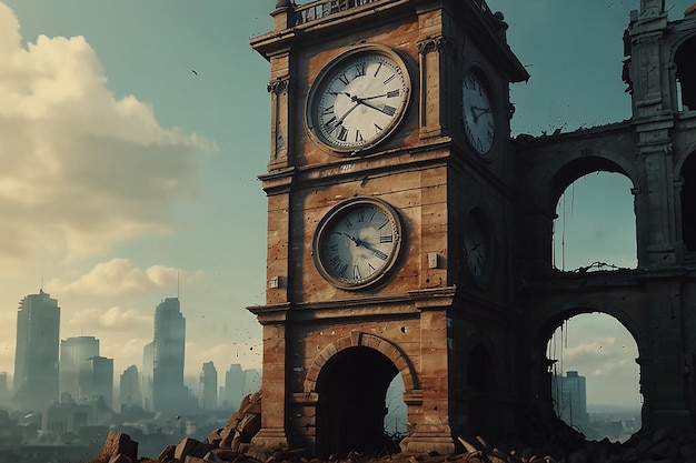 Decay of Time Clock Tower Ruins