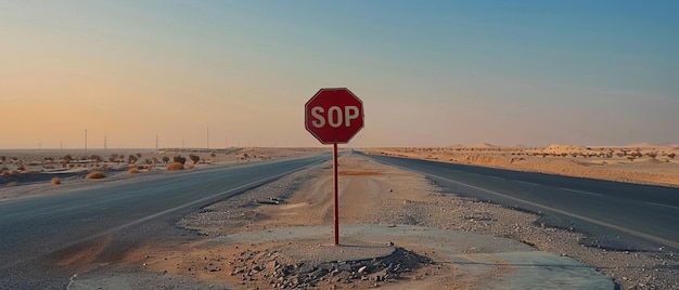 Decodering van het Arabische rode stopbord Begrijpen van AR