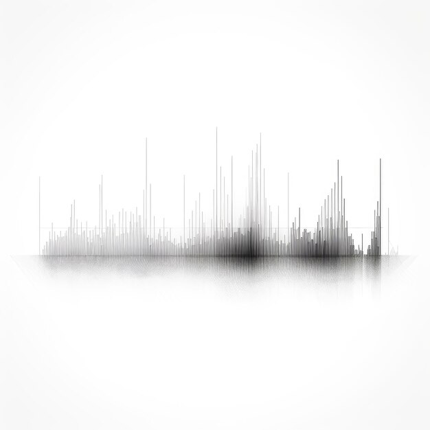 Decoding Sound The Enigmatic Graph Line on a White Canvas