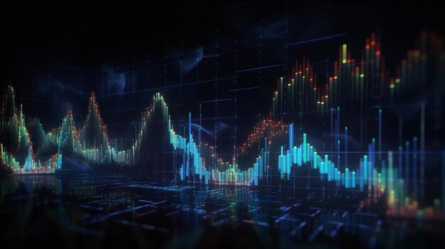 Premium AI Image  Decoding Stock Market with AI Algorithms