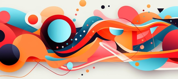 Deconstructed Abstract Vector Pattern Design