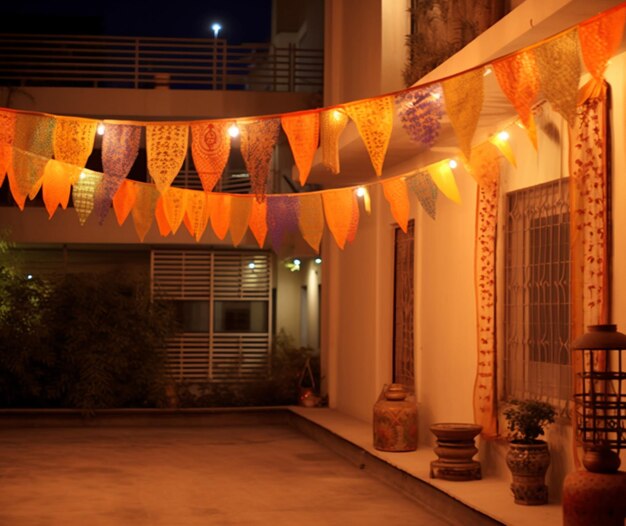 Decorate your home with Diwali banners for a festival