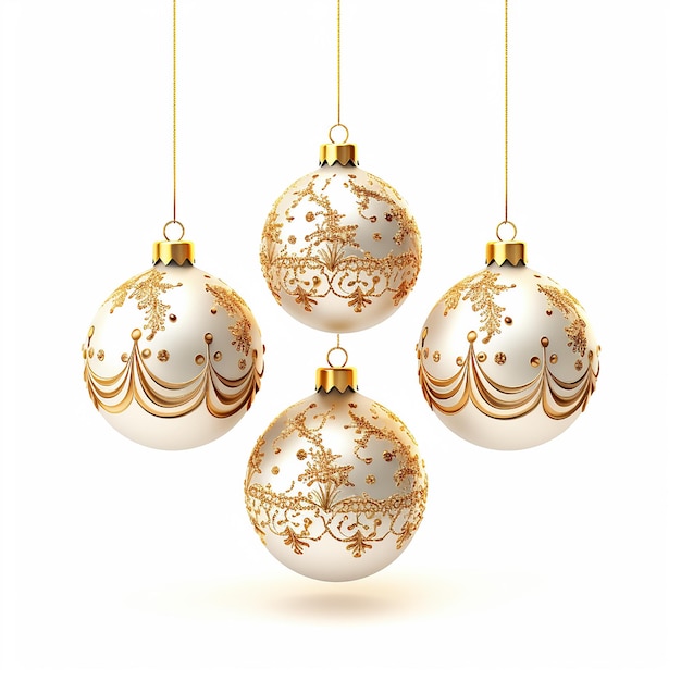 Decorated baubles