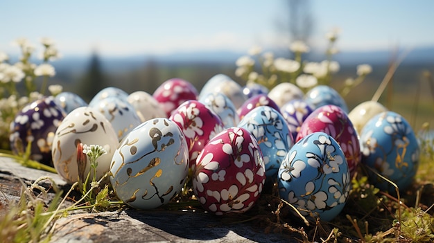 装飾された卵