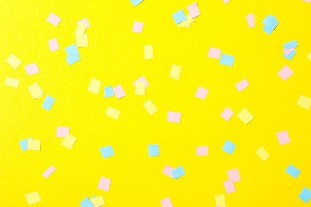 Decorated yellow background