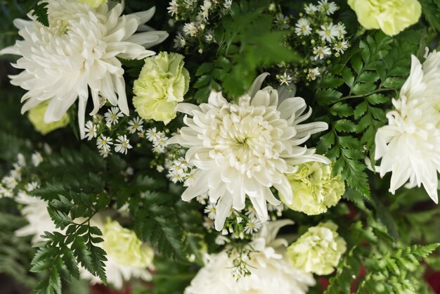 Decoratie van huwelijksbloemen