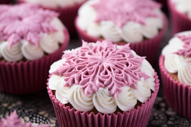 Decoratief glazuur aanbrengen op een cupcake