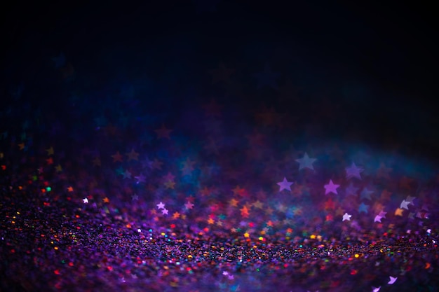 Photo decoration bokeh lights background