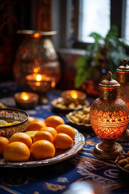 the decoration and preparation of a home for Ramadan