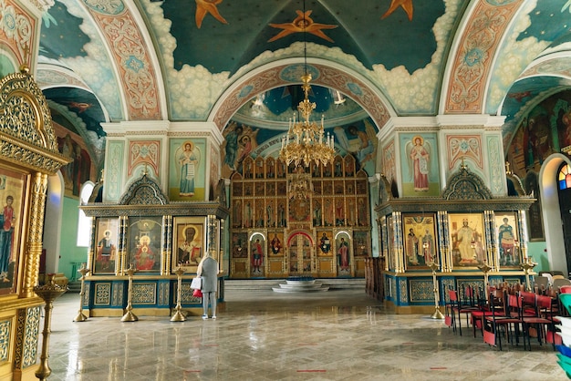 decoration of the Russian Christian church Kolomna Russia