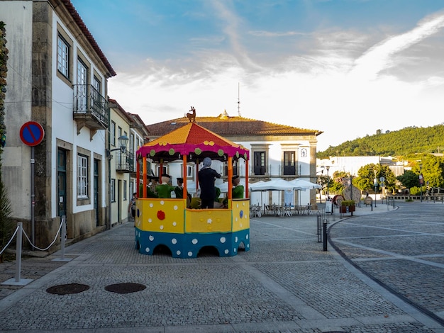 Decoration of the streets of Vila Nova de Cerveira Portugal