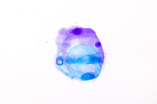 Decorative abstract colorful watercolor shapes