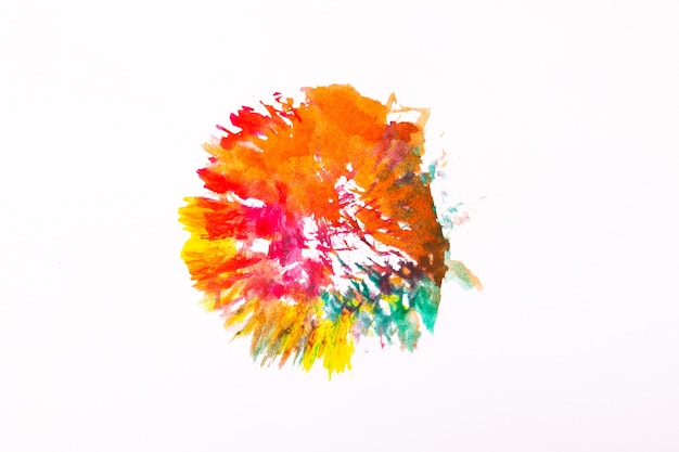 Декоративный абстрактный красочный акварельный фон формы инсульта