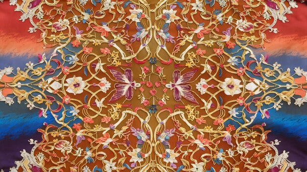 Decorative background of fabric detail