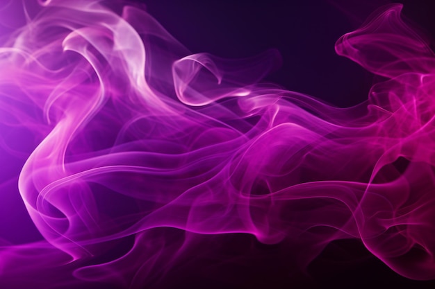 Decorative background with smoke