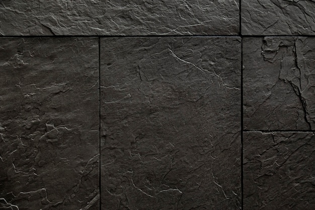 Decorative black stone coating