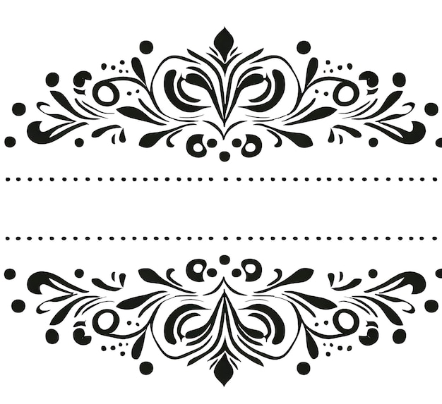 Decorative border background