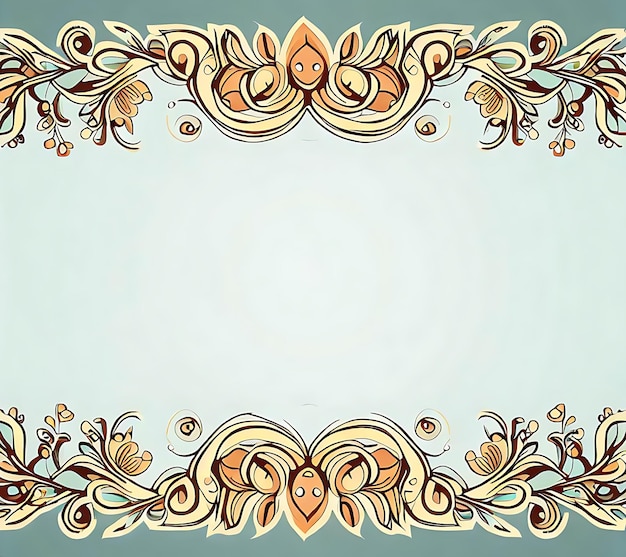 Decorative border background