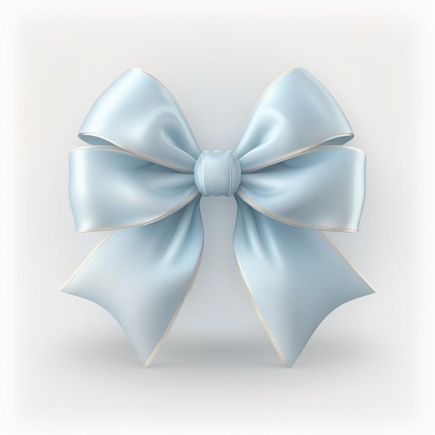 Decorative bow for gift birthday Christmas or decorative for document