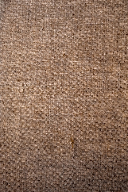 Photo decorative brown linen fabric textured background for interior furniture design and art canvas backdrop