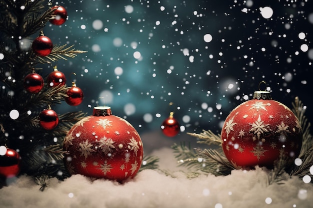 Decorative christmas background