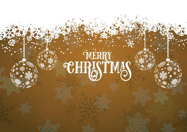 decorative christmas and new year background with hanging baubles