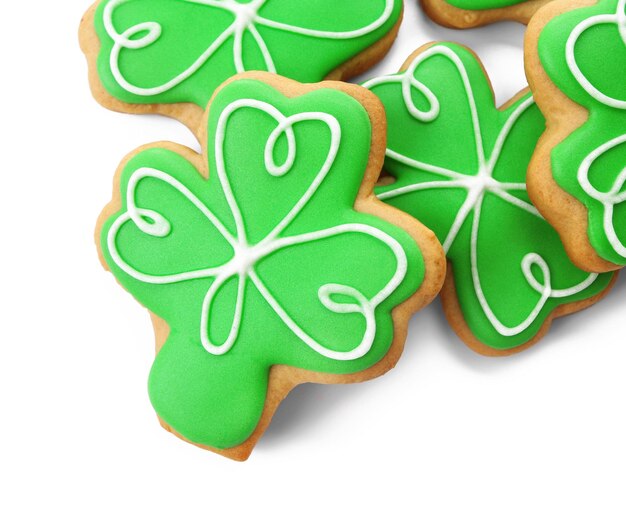 Decorative cookies Saint Patrics Day concept