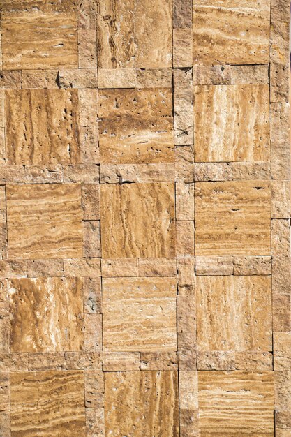 Premium Photo | Decorative cubic stone wall background