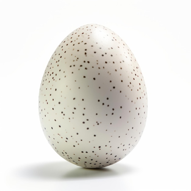 decorative egg isolated on white background