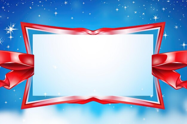 Decorative frame on sky background for your design space for text